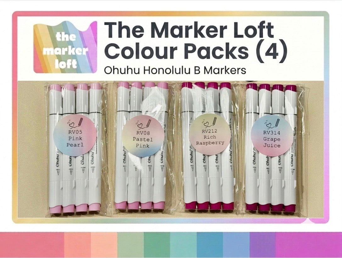 Ohuhu Honolulu B - Colour Packs