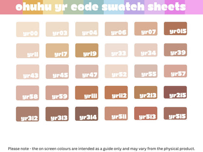 Ohuhu Honolulu B -  YR Codes
