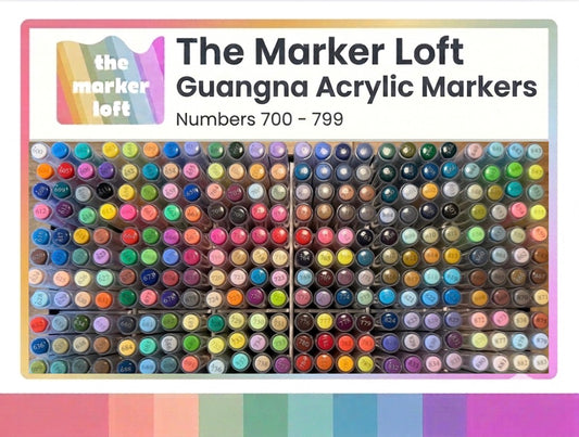 Guangna Acrylic Paint Markers 700 - 799