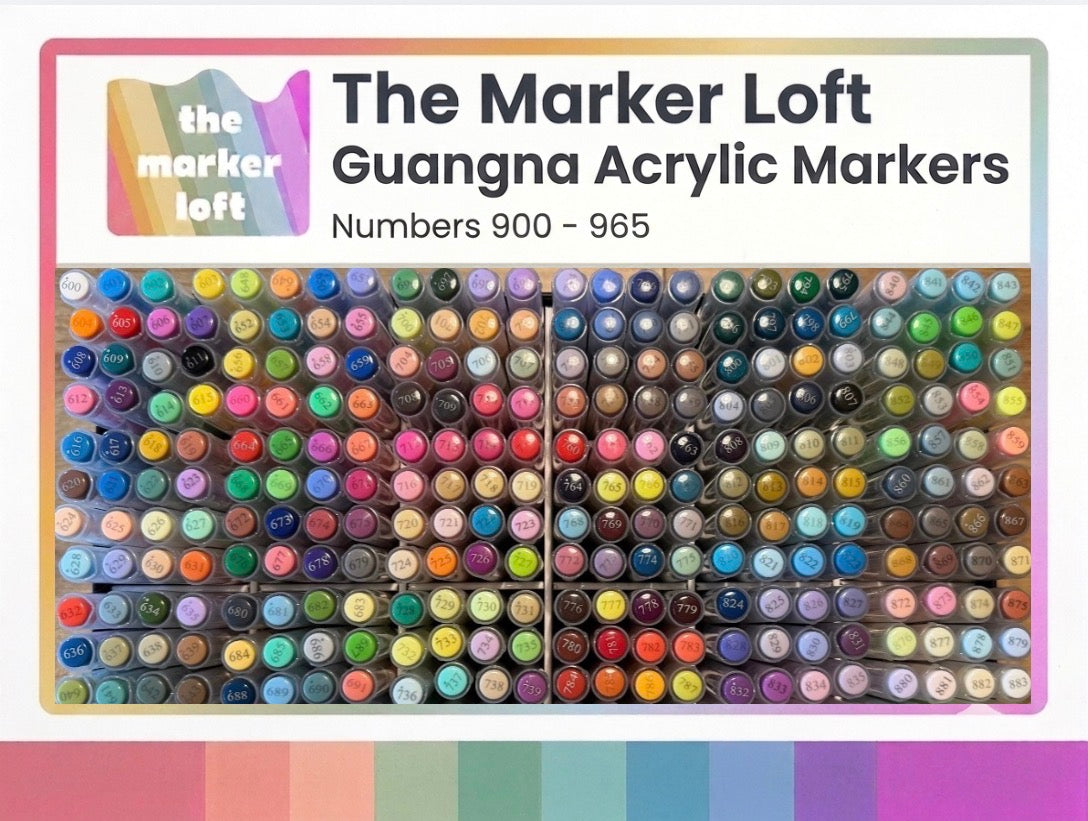 Guangna Acrylic Paint Markers 900 - 965