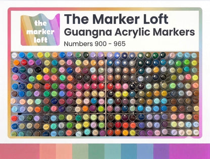 Guangna Acrylic Paint Markers 900 - 965