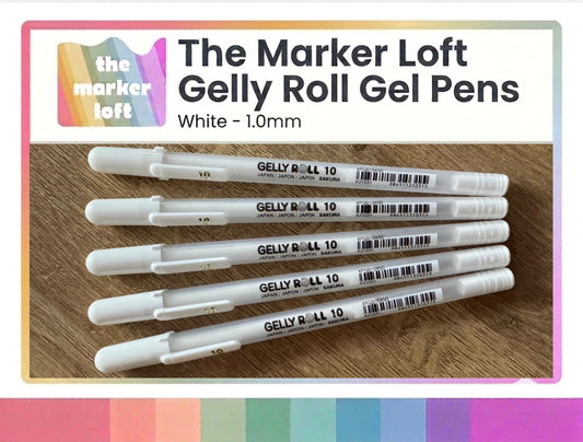 Sakura Gelly Roll Gel Pens - White - 1.0mm