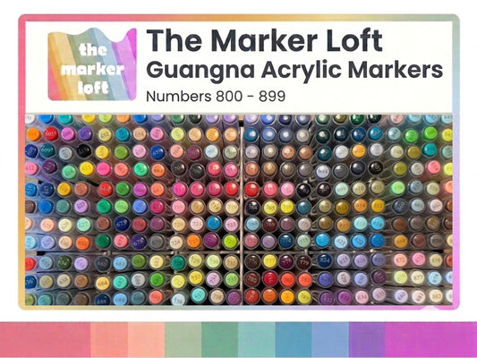 Guangna Acrylic Paint Markers 800 - 899