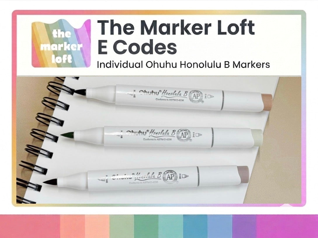 Ohuhu Honolulu B - E Codes