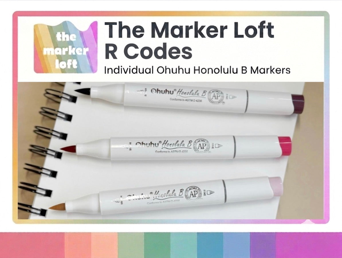 Ohuhu Honolulu B - R Codes