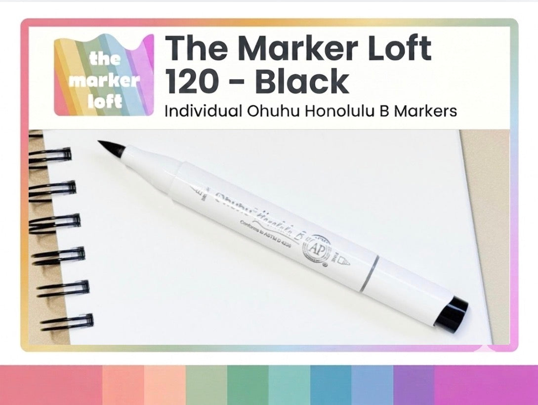 Ohuhu Honolulu B - 120 Black