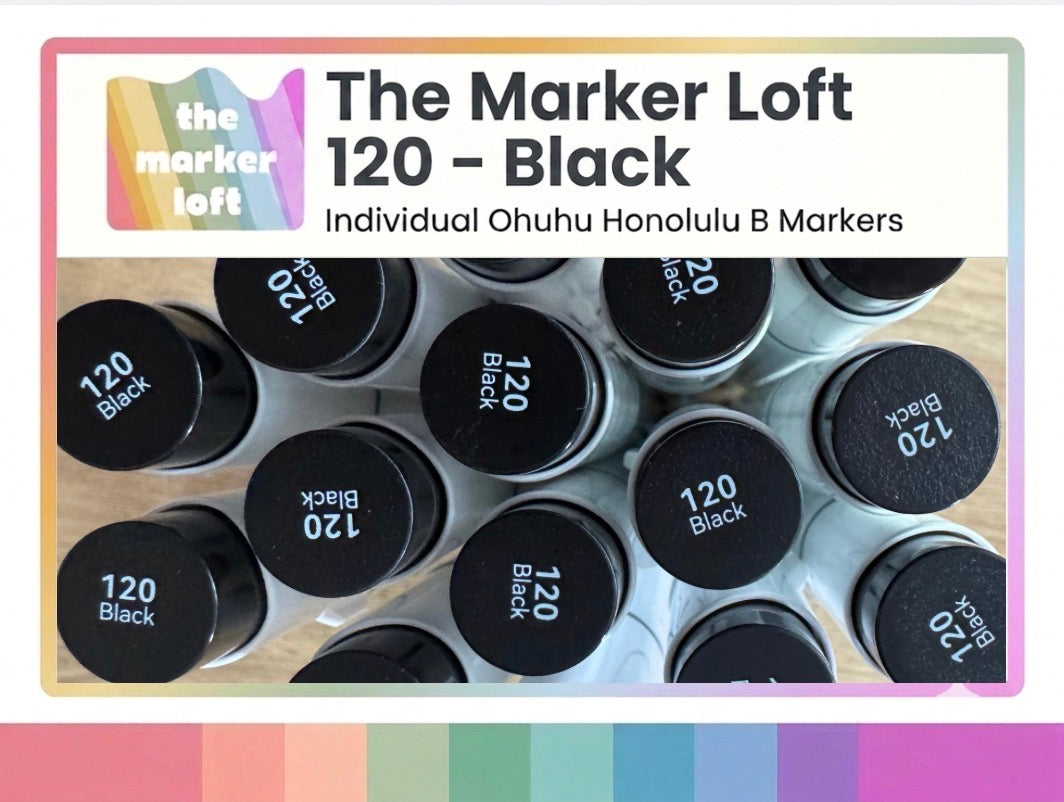 Ohuhu Honolulu B - 120 Black
