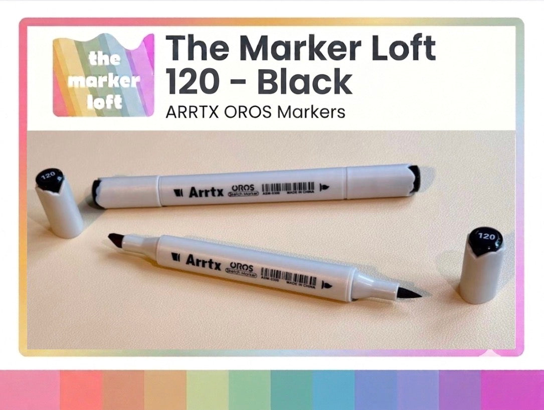 ARRTX OROS Alcohol Markers - Black 120