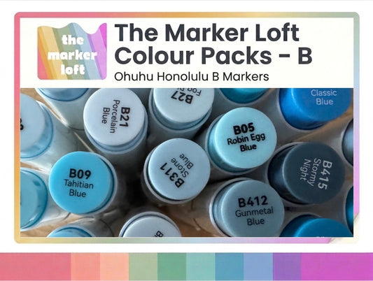 Ohuhu Honolulu B - 4 Colour Packs - B Codes