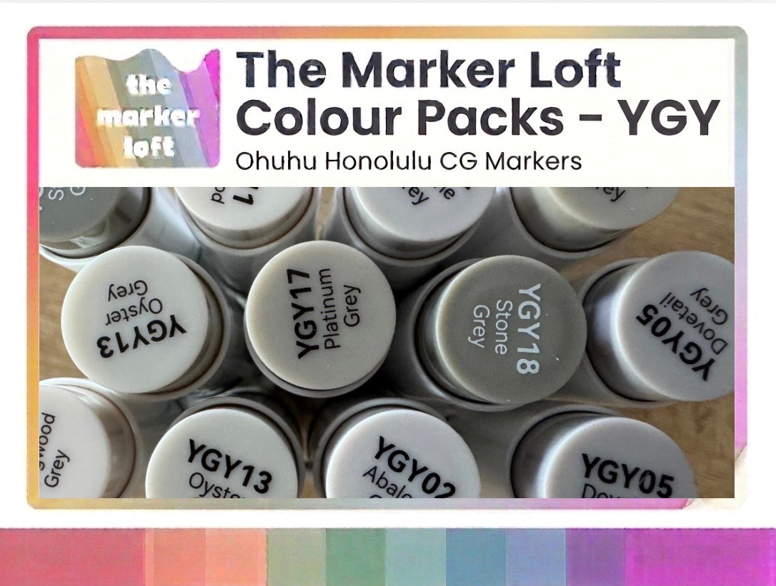 Ohuhu Honolulu B - 4 Colour Packs - YGY Codes