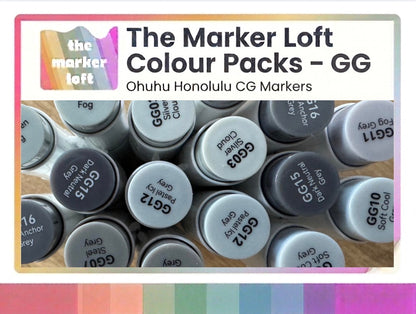 Ohuhu Honolulu B - 4 Colour Packs - GG Codes