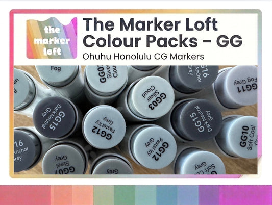Ohuhu Honolulu B - 4 Colour Packs - GG Codes