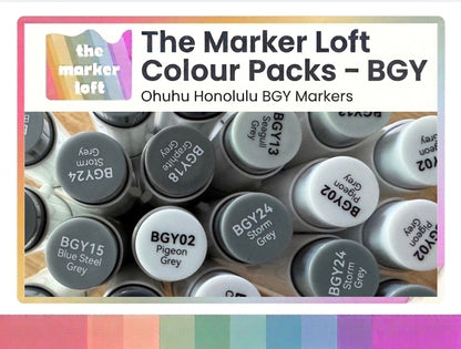 Ohuhu Honolulu B - 4 Colour Packs - BGY Codes