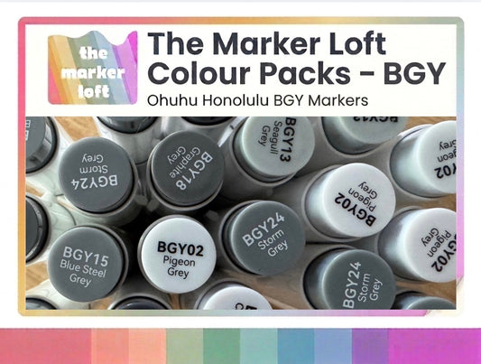 Ohuhu Honolulu B - 4 Colour Packs - BGY Codes