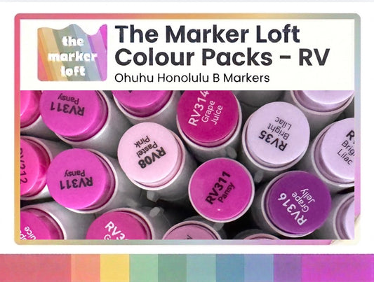 Ohuhu Honolulu B - 4 Colour Packs - RV Codes