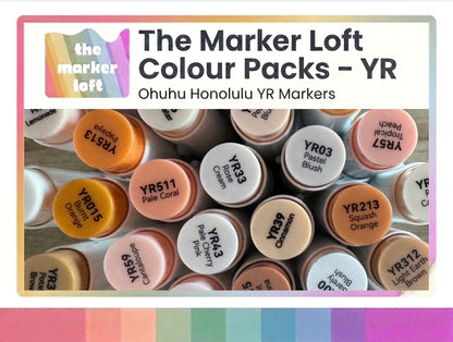 Ohuhu Honolulu B - 4 Colour Packs - YR Codes