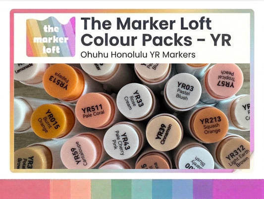 Ohuhu Honolulu B - 4 Colour Packs - YR Codes