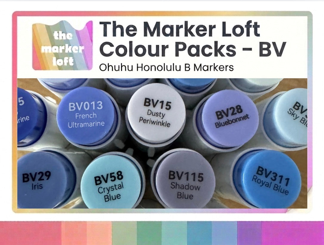 Ohuhu Honolulu B - 4 Colour Packs - BV Codes