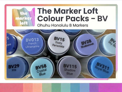 Ohuhu Honolulu B - 4 Colour Packs - BV Codes