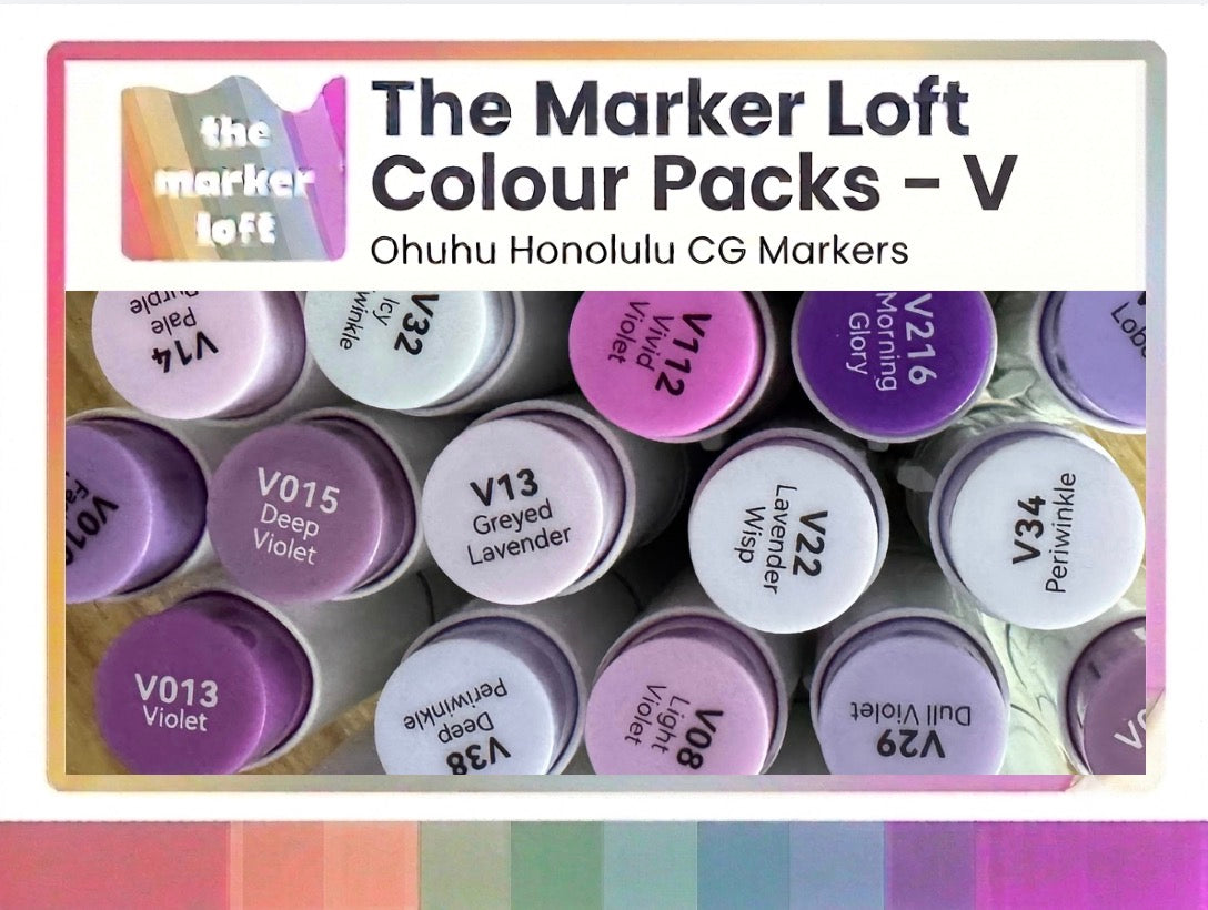 Ohuhu Honolulu B - 4 Colour Packs - V Codes