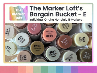 The Marker Loft’s Bargain Bucket! - E Codes