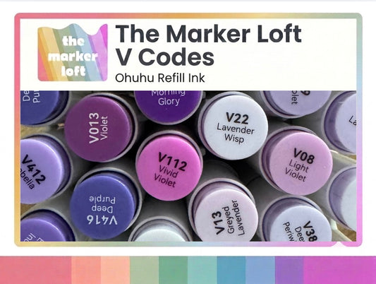 Ohuhu Alcohol Marker Ink Refill - V Codes