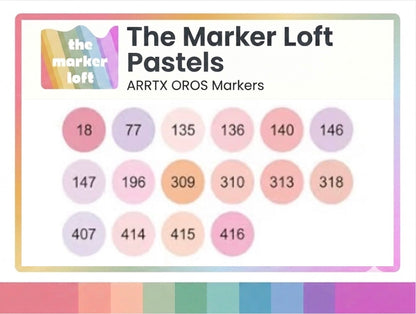ARRTX OROS Alcohol Markers - Pastels