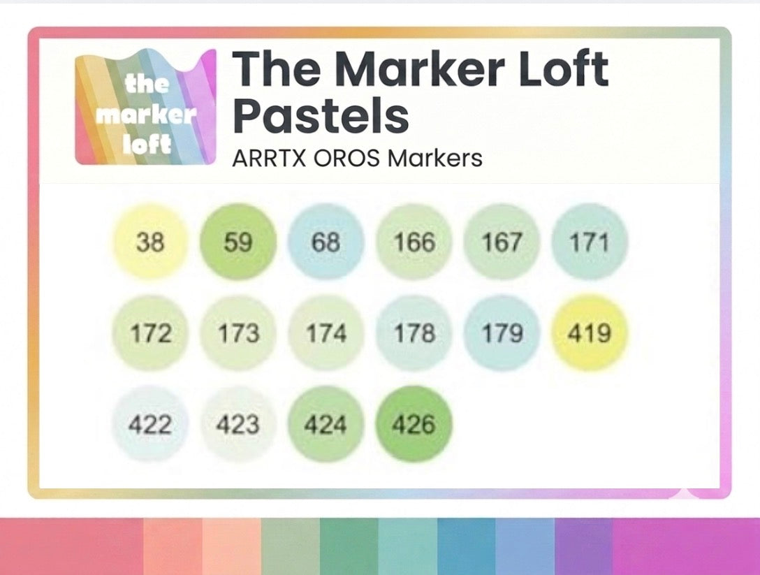 ARRTX OROS Alcohol Markers - Pastels