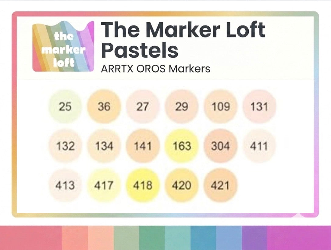 ARRTX OROS Alcohol Markers - Pastels