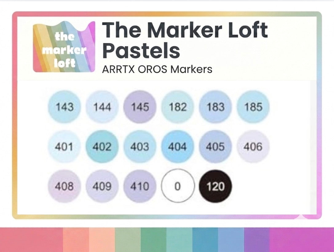 ARRTX OROS Alcohol Markers - Pastels