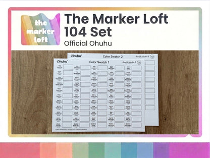 Official Ohuhu Replacement Swatch Cards