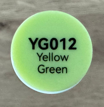 Ohuhu Honolulu B Alcohol Markers - Chromatic Blending Bundles - Yellow Greens
