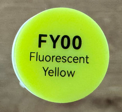 Ohuhu Honolulu B Alcohol Markers - Chromatic Blending Bundles - Fluorescent Yellows