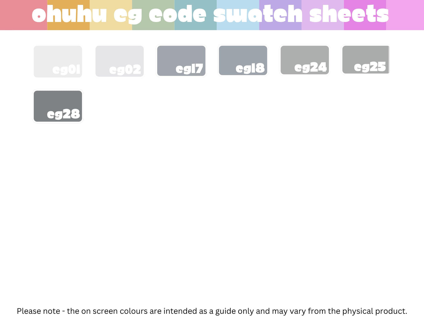 Ohuhu Honolulu B - CG Codes