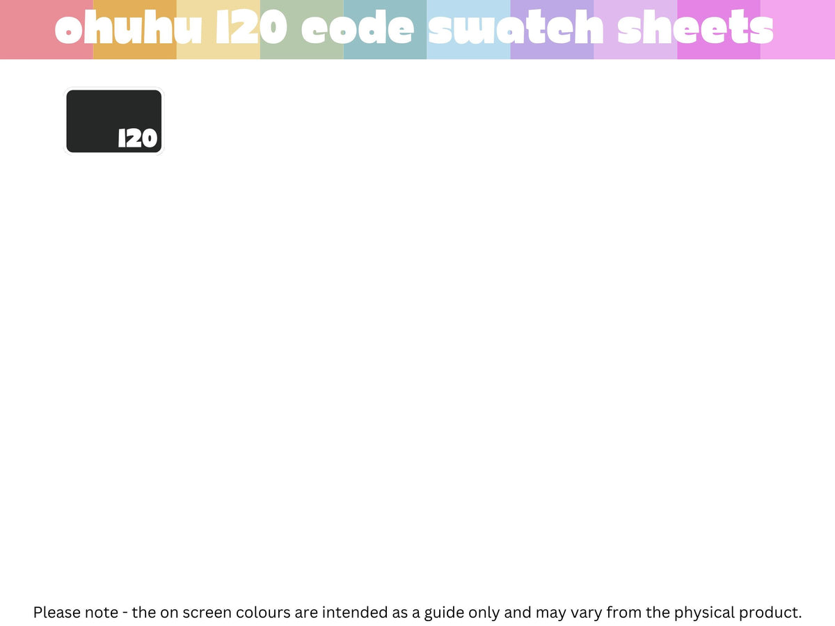 Ohuhu Honolulu B - 120 Black