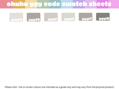 Ohuhu Honolulu B - YGY Codes